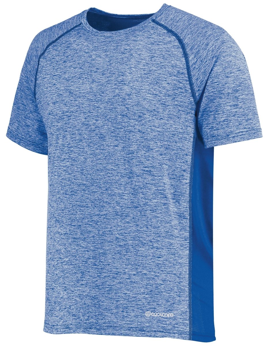 Holloway Youth Electrify Tee Powered by Coolcore® 222671 ROYAL HEATHER S