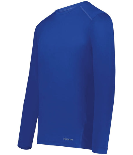 Holloway Youth Essential Long Sleeve Tee Powered by Coolcore® 222238 ROYAL S