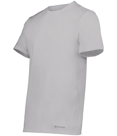 Holloway Youth Essential Tee Powered by Coolcore® 222236 ATHLETIC GREY S