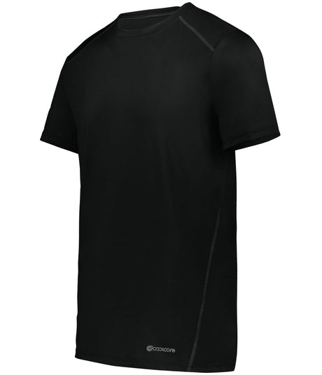 Holloway Youth Essential Tee Powered by Coolcore® 222236 BLACK S
