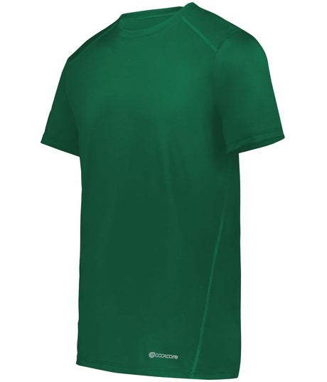 Holloway Youth Essential Tee Powered by Coolcore® 222236 DARK GREEN S