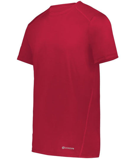 Holloway Youth Essential Tee Powered by Coolcore® 222236 SCARLET S