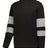 Holloway YOUTH JACKSON WAY HOODIE 229676 BLACK/CHARCOAL HEATHER S
