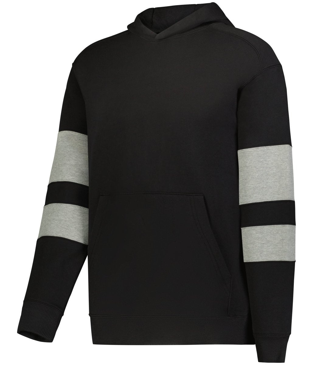 Holloway YOUTH JACKSON WAY HOODIE 229676 BLACK/CHARCOAL HEATHER S