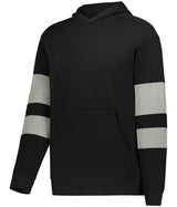 Holloway YOUTH JACKSON WAY HOODIE 229676 BLACK/CHARCOAL HEATHER S