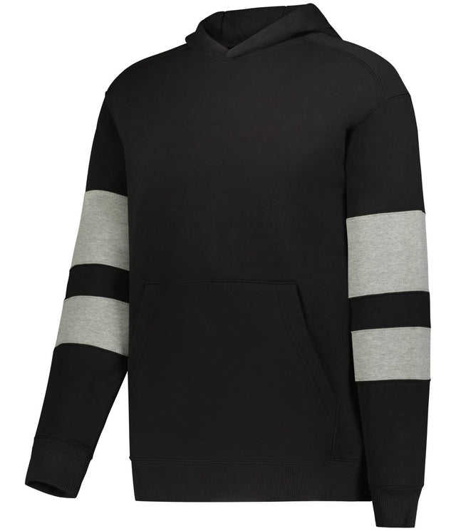 Holloway YOUTH JACKSON WAY HOODIE 229676 BLACK/CHARCOAL HEATHER S