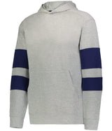 Holloway YOUTH JACKSON WAY HOODIE 229676 CHARCOAL HEATHER/NAVY S