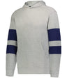 Holloway YOUTH JACKSON WAY HOODIE 229676 CHARCOAL HEATHER/NAVY S