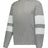 Holloway YOUTH JACKSON WAY HOODIE 229676 CHARCOAL HEATHER/WHITE S