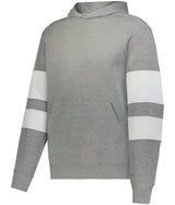 Holloway YOUTH JACKSON WAY HOODIE 229676 CHARCOAL HEATHER/WHITE S
