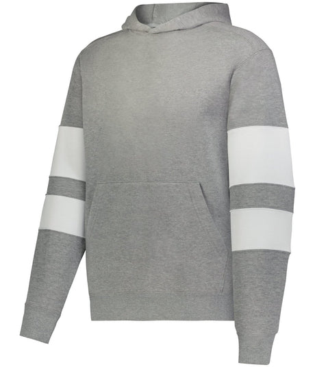 Holloway YOUTH JACKSON WAY HOODIE 229676 CHARCOAL HEATHER/WHITE S