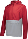 Holloway Youth Pack Pullover 229634 SCARLET/ATHLETIC GREY S