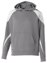Holloway Youth Prospect Hoodie 229646 CHARCOAL HEATHER/WHITE S