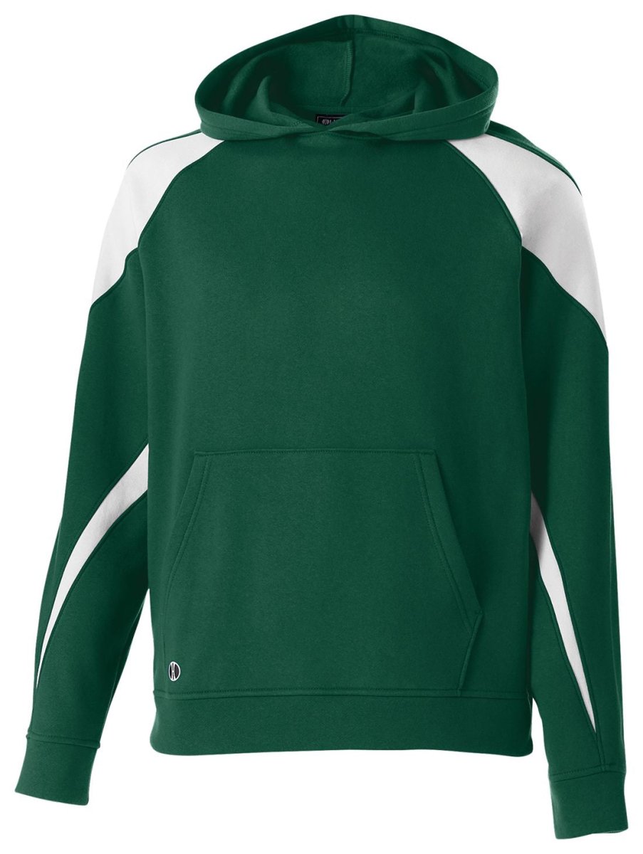 Holloway Youth Prospect Hoodie 229646 FOREST/WHITE S