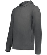 Holloway Youth Ventura Soft Knit Hoodie 222698 CARBON HEATHER S