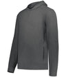 Holloway Youth Ventura Soft Knit Hoodie 222698 CARBON HEATHER S