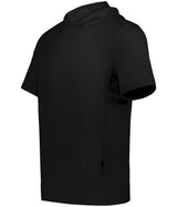 Holloway Youth Ventura Soft Knit Short Sleeve Hoodie 222605 BLACK S