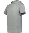 Holloway Youth Ventura Soft Knit Short Sleeve Hoodie 222605 GREY HEATHER S
