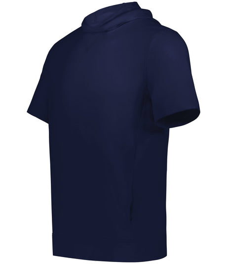 Holloway Youth Ventura Soft Knit Short Sleeve Hoodie 222605 NAVY S
