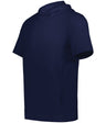 Holloway Youth Ventura Soft Knit Short Sleeve Hoodie 222605 NAVY S