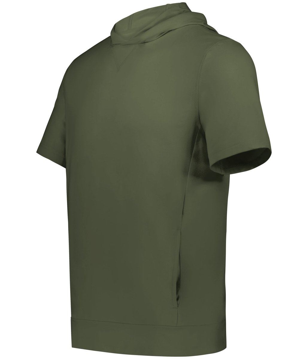 Holloway Youth Ventura Soft Knit Short Sleeve Hoodie 222605 OLIVE S
