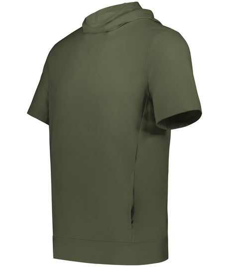 Holloway Youth Ventura Soft Knit Short Sleeve Hoodie 222605 OLIVE S