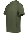 Holloway Youth Ventura Soft Knit Short Sleeve Hoodie 222605 OLIVE S