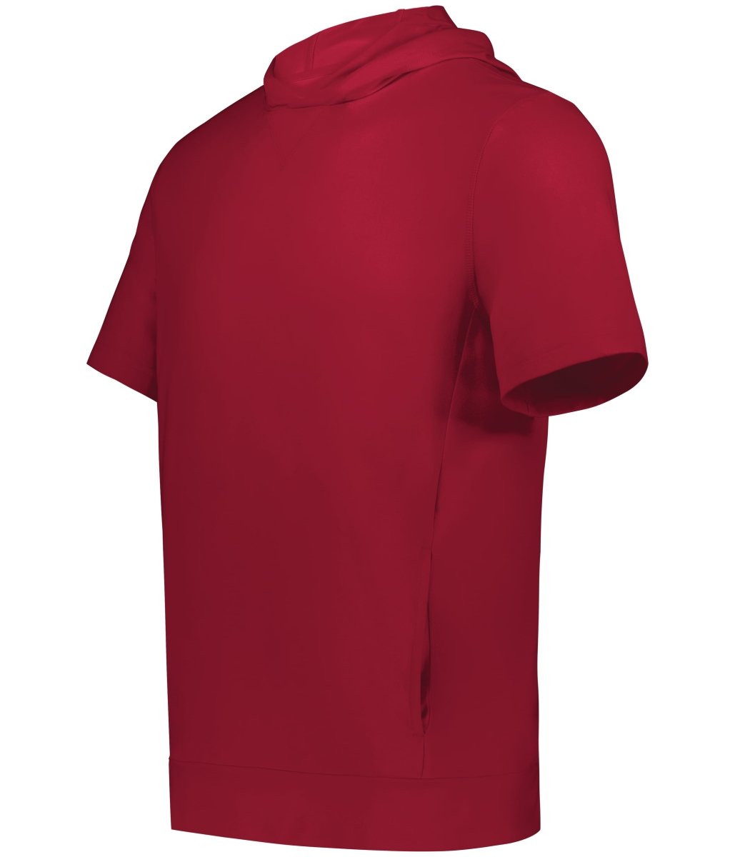 Holloway Youth Ventura Soft Knit Short Sleeve Hoodie 222605 SCARLET S