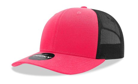Decky 6 Panel Mid Profile Structured Cotton Blend Trucker | Decky 6021