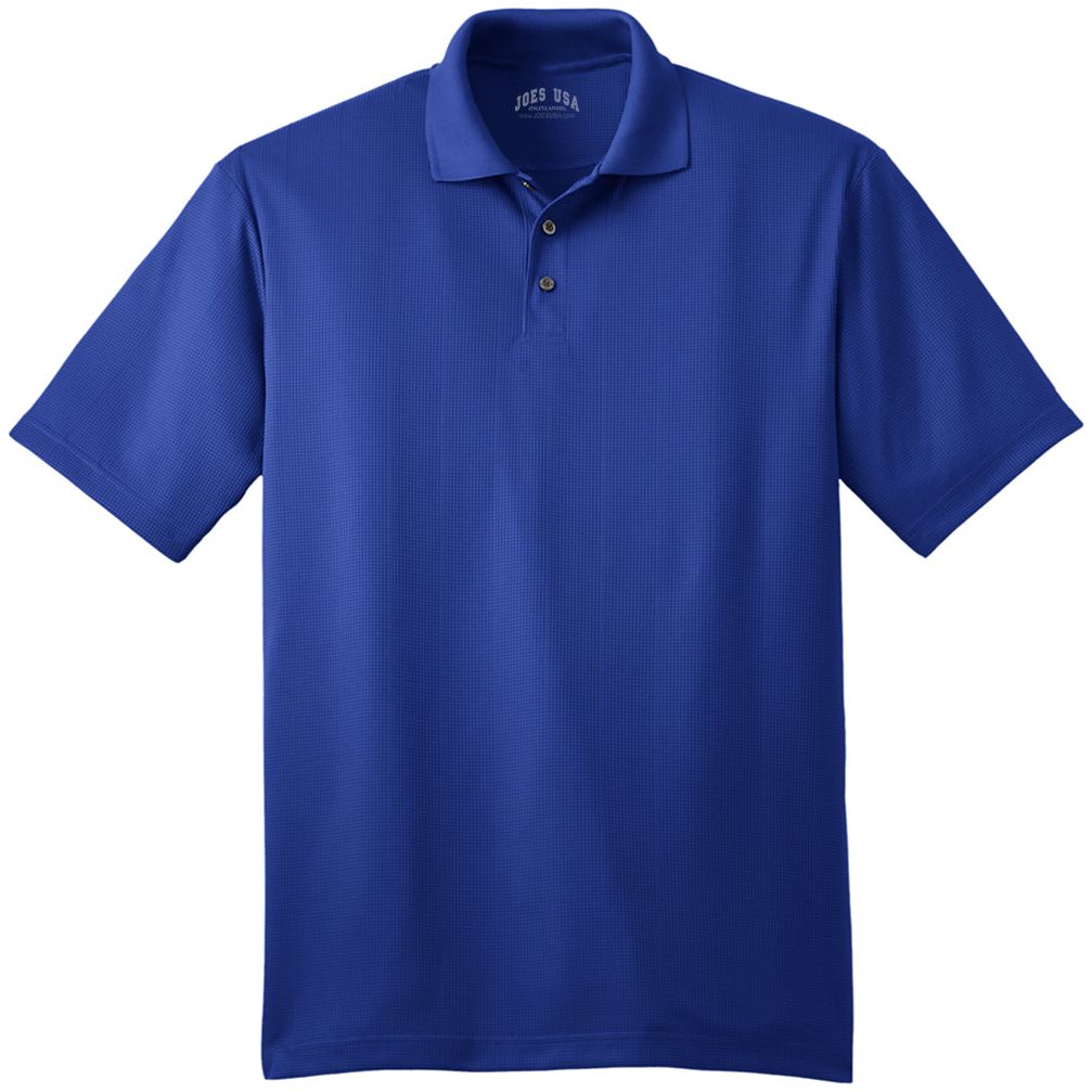 Performance Fine Jacquard Polo Polos/Knits Joe's USA Hyper Blue X-Small