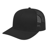 Cap America i3038 Classic 6 Panel Trucker Cap - Charcoal/White