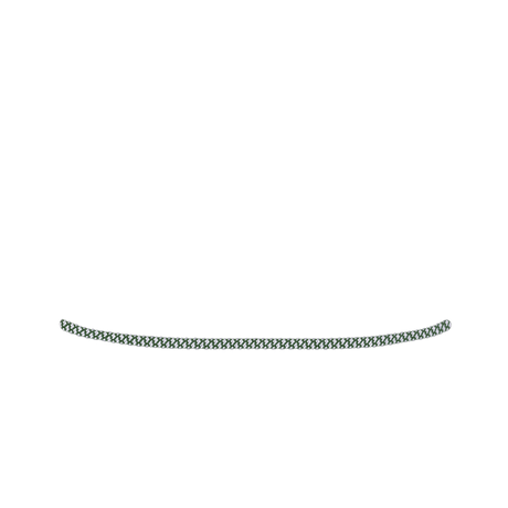 Rope color: Dark Green/White