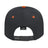 Cap America i8505 Original Poly/Cotton Snapback Cap - Black/Orange