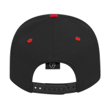 Cap America i8505 Original Poly/Cotton Snapback Cap - Black/Red