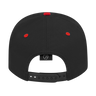 Cap America i8505 Original Poly/Cotton Snapback Cap - Black/Red