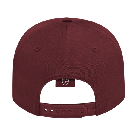 Cap America i8505 Original Poly/Cotton Snapback Cap - Maroon