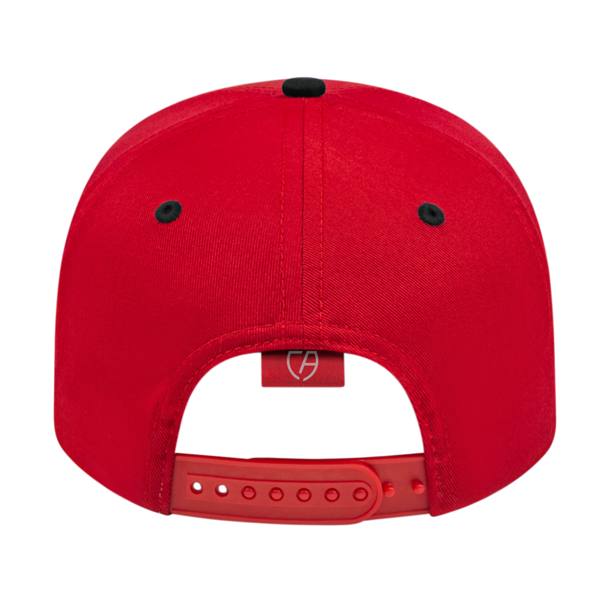 Cap America i8505 Original Poly/Cotton Snapback Cap - Red/Black