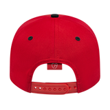 Cap America i8505 Original Poly/Cotton Snapback Cap - Red/Black
