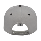 Cap America i8505 Original Poly/Cotton Snapback Cap - Silver/Black