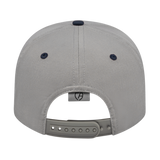 Cap America i8505 Original Poly/Cotton Snapback Cap - Silver/Navy