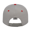 Cap America i8505 Original Poly/Cotton Snapback Cap - Silver/Red