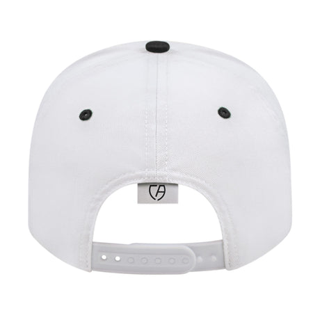 Cap America i8505 Original Poly/Cotton Snapback Cap - White/Black