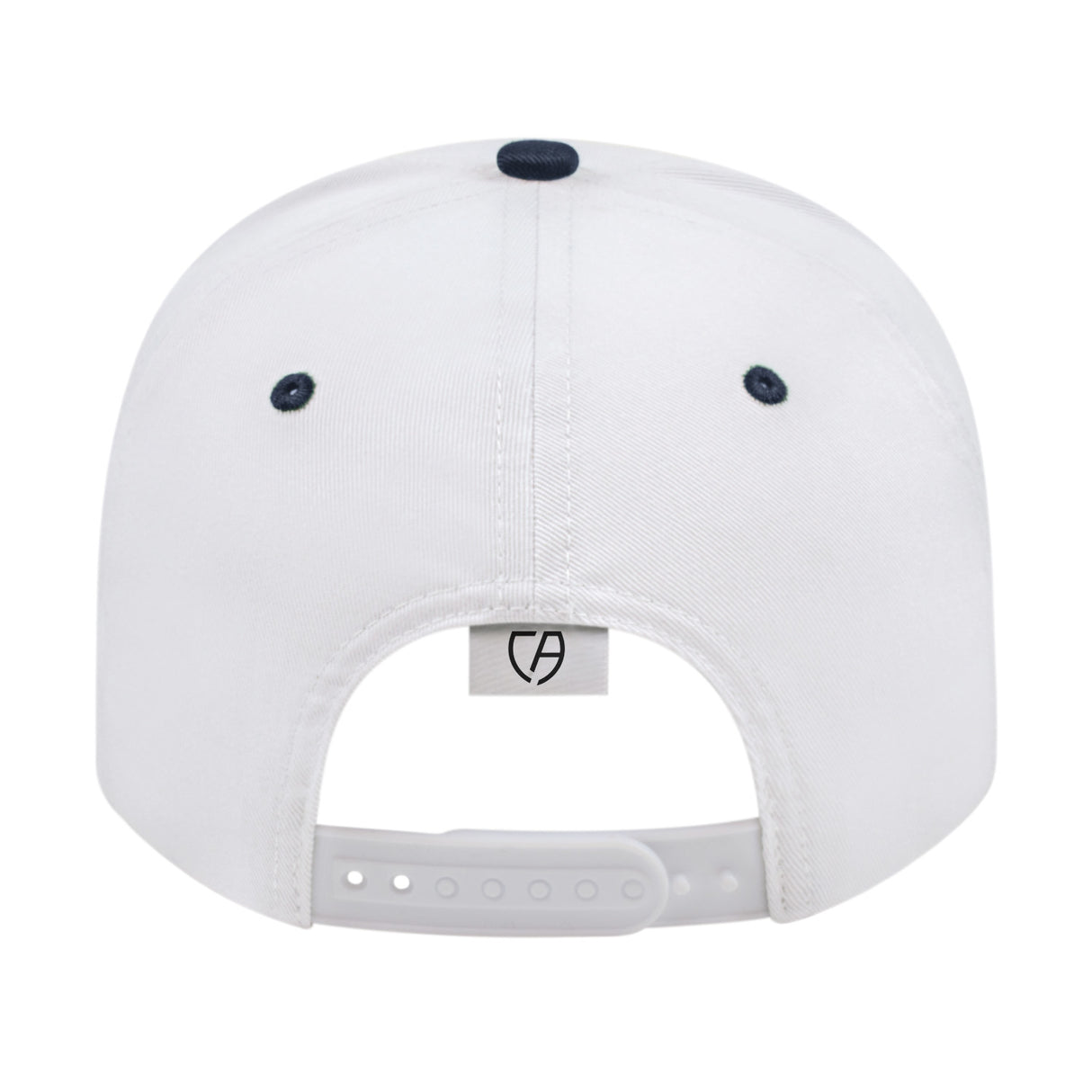 Cap America i8505 Original Poly/Cotton Snapback Cap - White/Navy