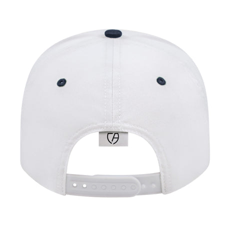 Cap America i8505 Original Poly/Cotton Snapback Cap - White/Navy