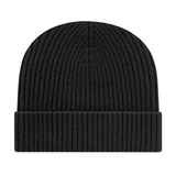 Cap America iK8550 Premium Knit Cap with Cuff - Black