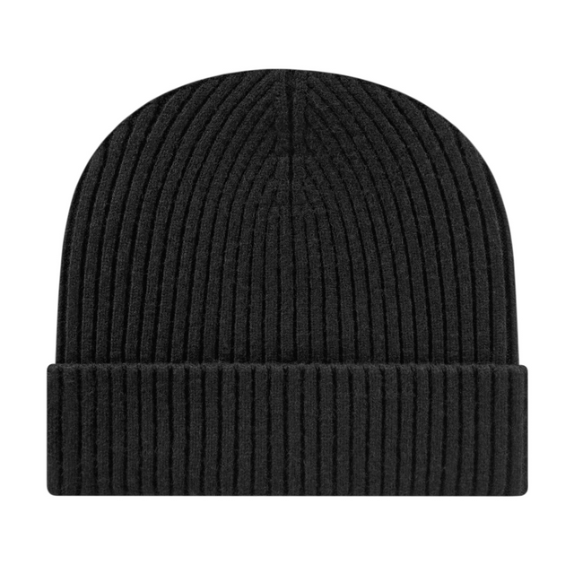 Cap America iK8550 Premium Knit Cap with Cuff - Black