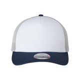 Imperial North Country Trucker Cap - Imperial 1287 White/ Navy/ Grey Adjustable Hats