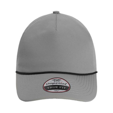 Imperial The Harrison Cap - Imperial 5054U Grey/ Black Adjustable Hats
