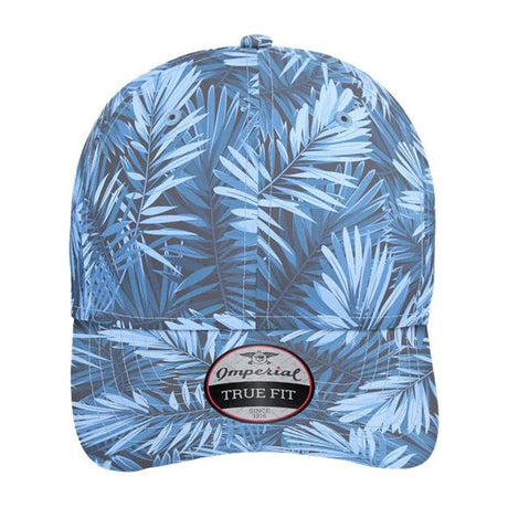 Imperial The Mahalo Floral Performance Cap - Imperial 4065 Throwback Black Adjustable Hats
