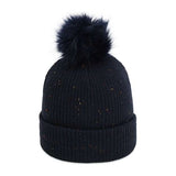 Imperial The Montage Pom Cuffed Beanie - Imperial 6014 Putty One Size Beanies